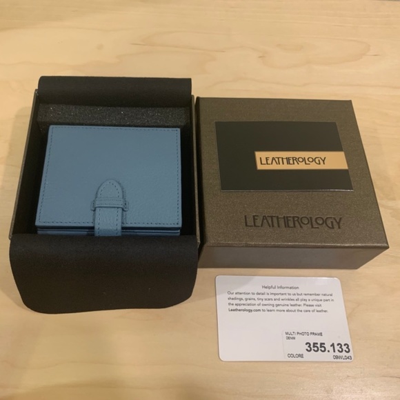 Leatherology Other - 🎁🎁NWT Leatherology Mini Wallet Multi Photo Frame